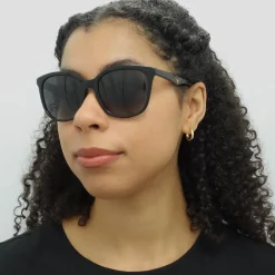 Emporio Armani Square^Sunglasses EA4157 50178G Black Grey Gradient