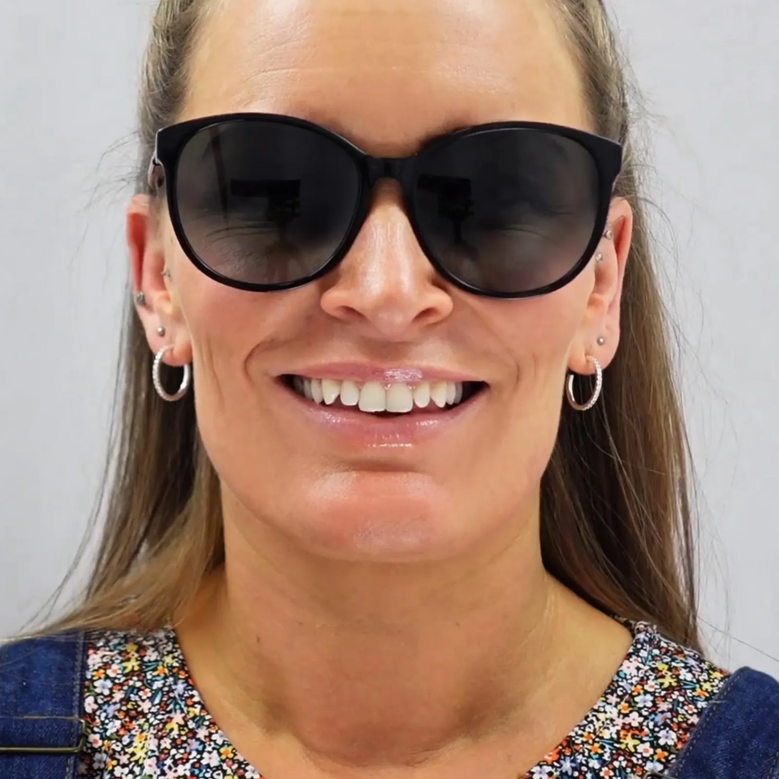Fendi Polarised^Sunglasses FF0412S FWM/I4 Nude Blue Polarized
