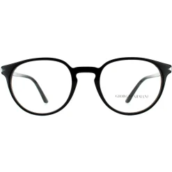Giorgio Armani Round^Glasses Frames AR7176 5001 Black Men