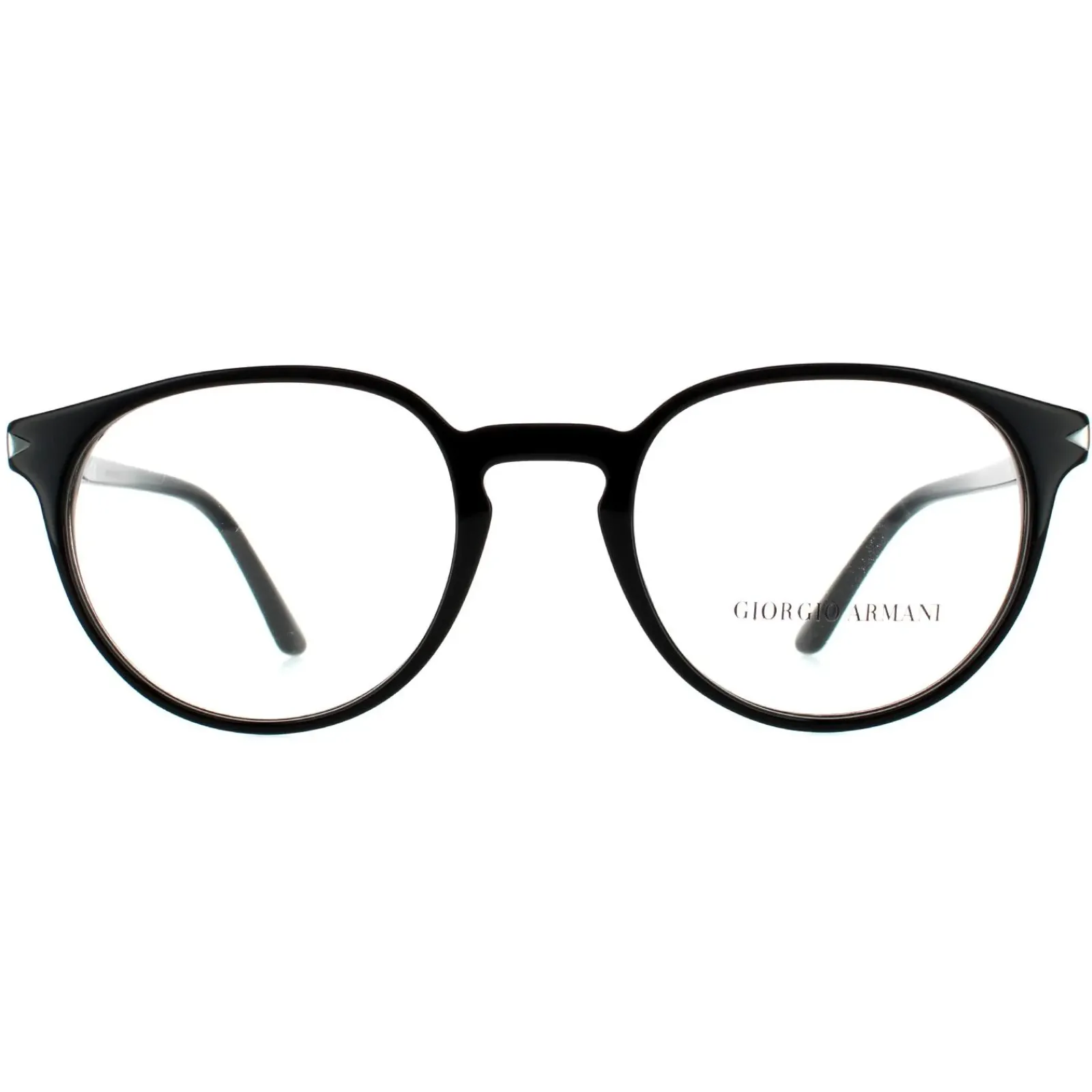 Giorgio Armani Round^Glasses Frames AR7176 5001 Black Men