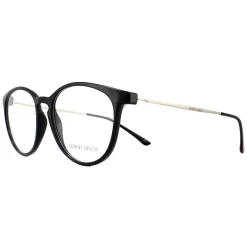 Giorgio Armani Round|Round^Glasses Frames AR7140 5017 Black 51mm Womens