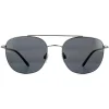 Giorgio Armani Polarised^Sunglasses AR6042 300381 Matte Gunmetal Grey Polarized