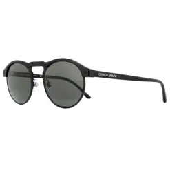 Giorgio Armani Polarised^Sunglasses AR8090 501758 Black Green Polarized