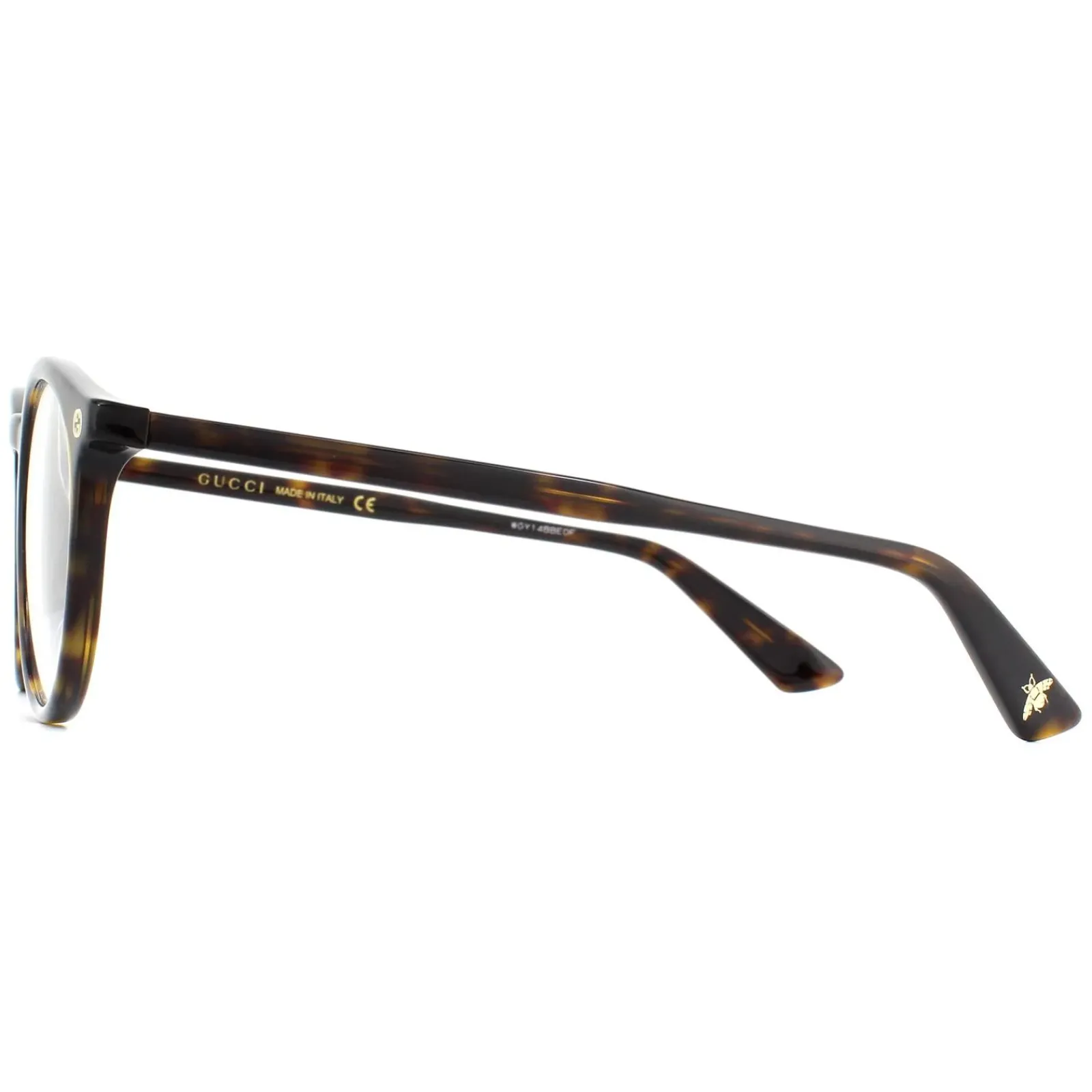 Gucci Round^Glasses Frames GG0121O 002 Havana Men