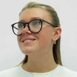 Gucci Round|Round^Glasses Frames GG0027O 001 Black Women