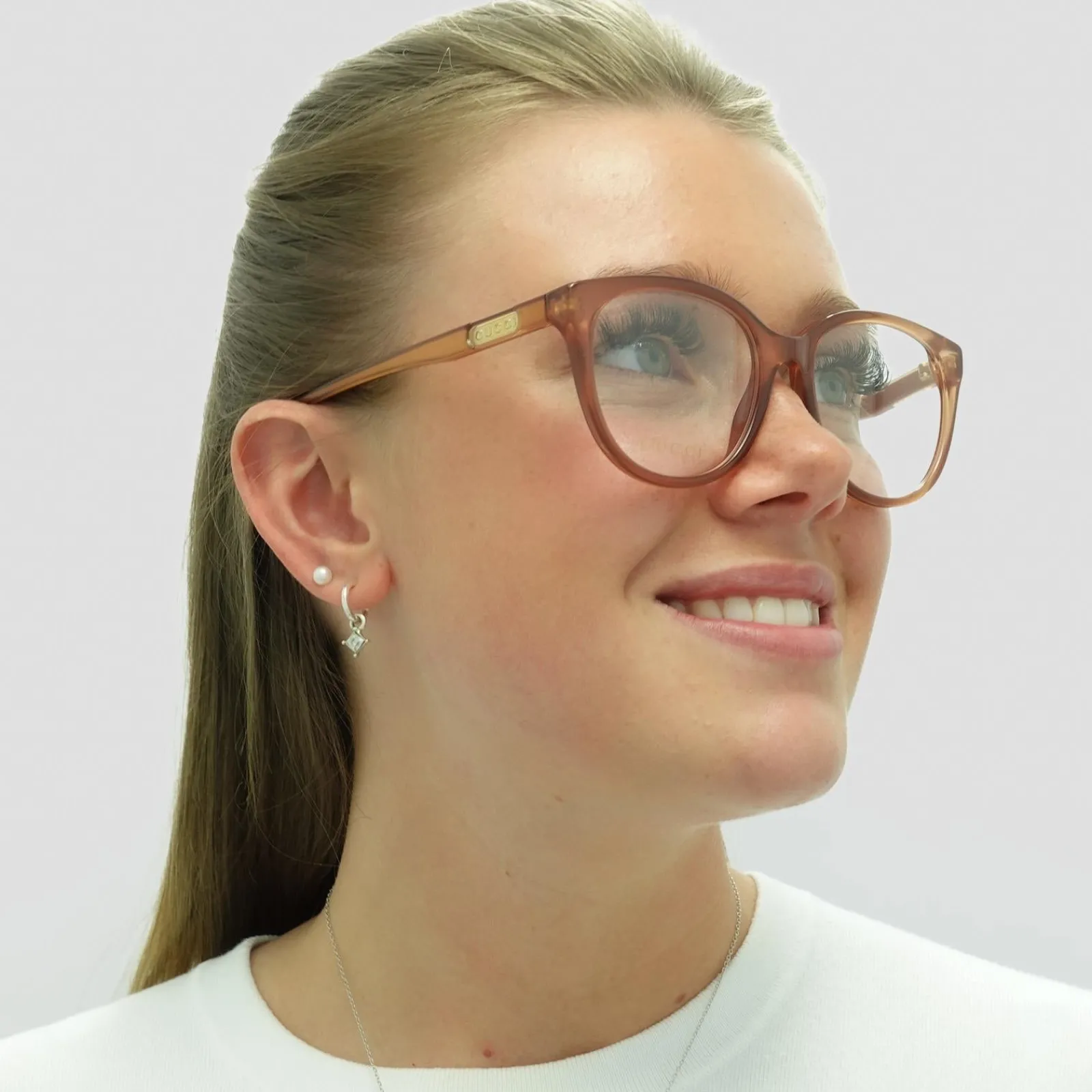 Gucci Round|Round^Glasses Frames GG0791O 002 Brown Women