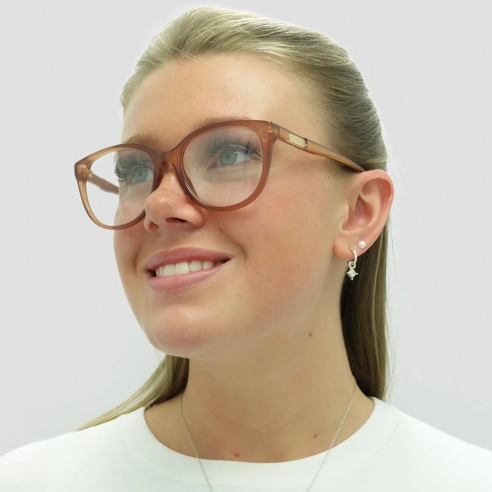 Gucci Round|Round^Glasses Frames GG0791O 002 Brown Women