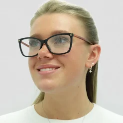 Gucci Gucci^Glasses Frames GG0025O 003 Black Havana Women