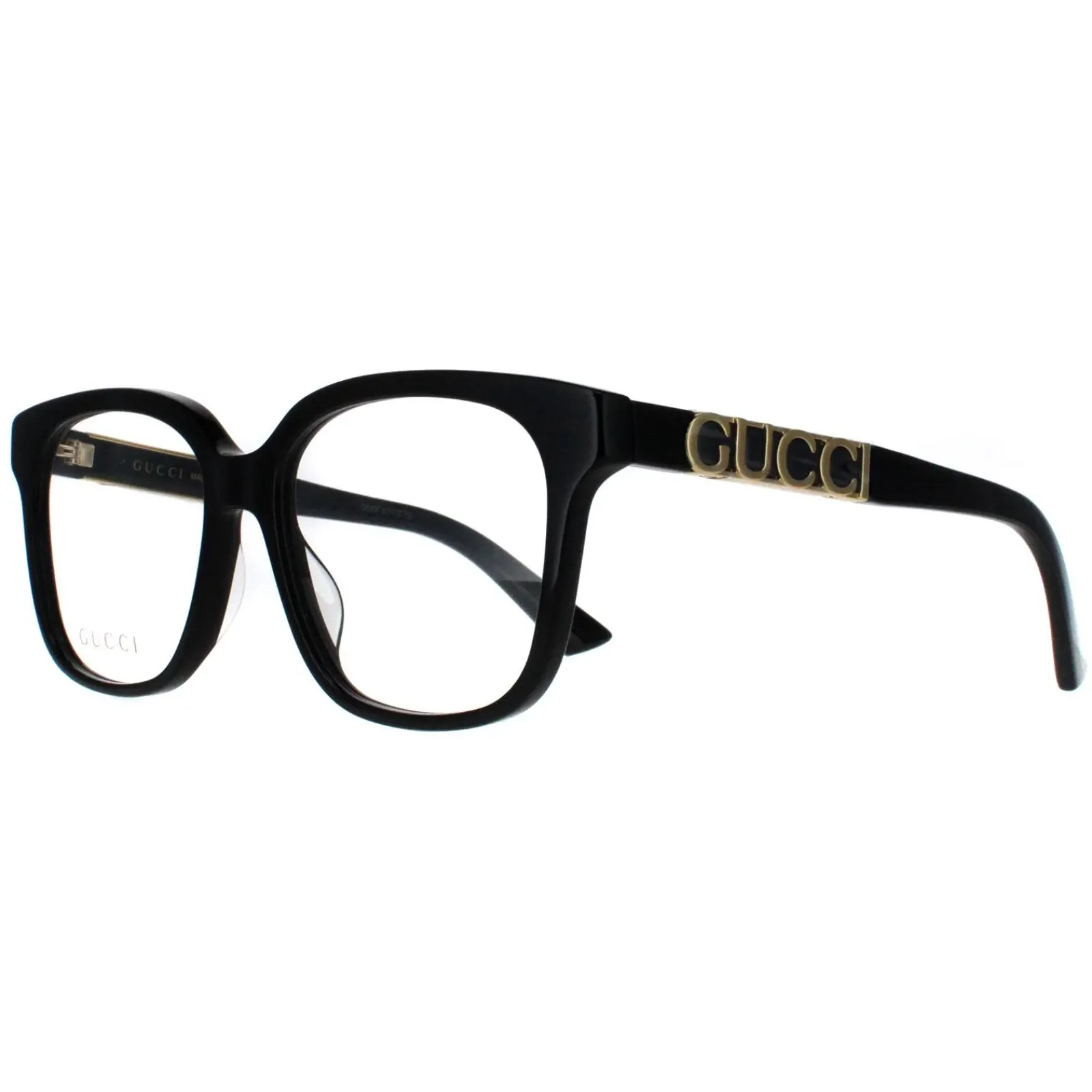 Gucci Square|Gucci^Glasses Frames GG1192O 004 Black Women