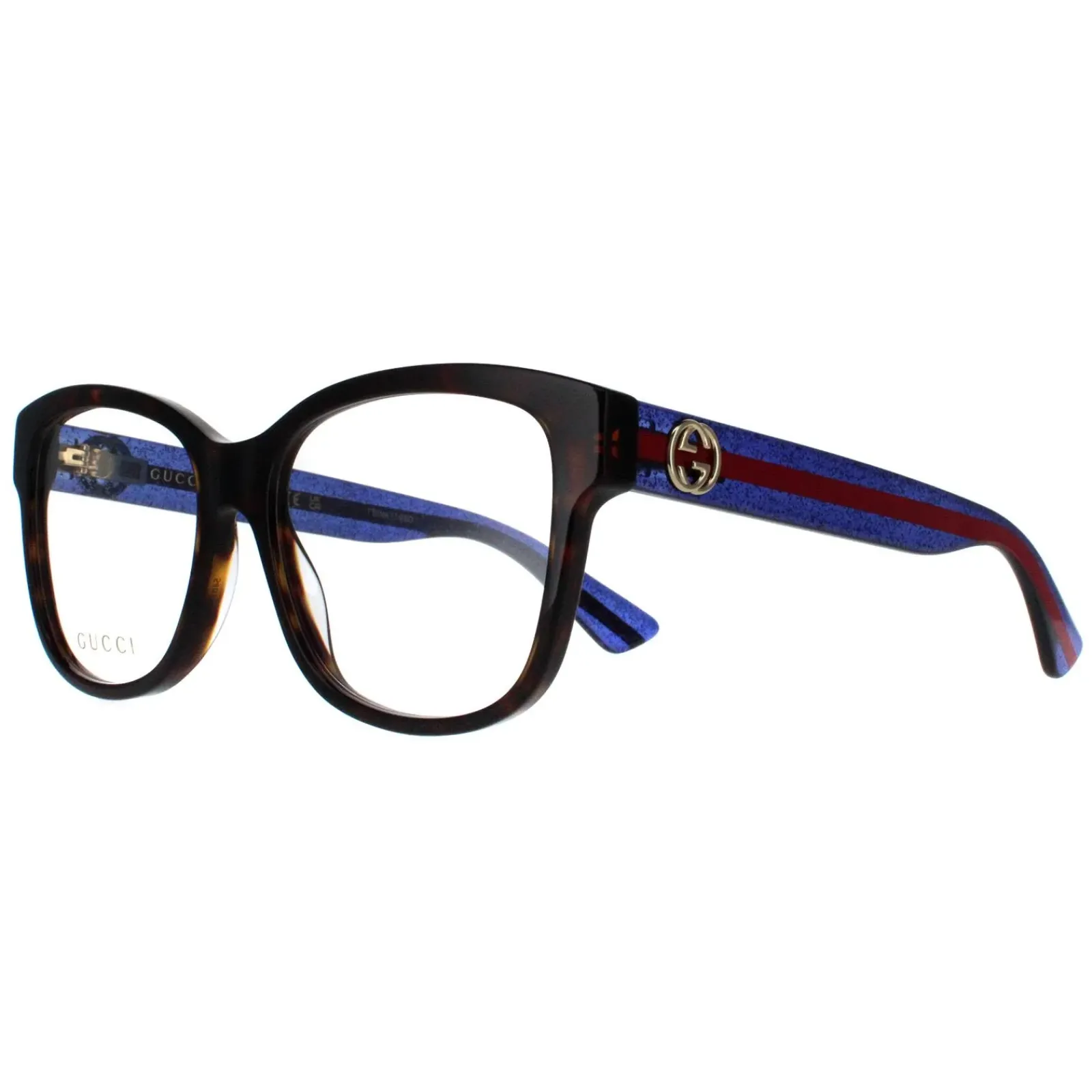 Gucci Square|Gucci^Glasses Frames GG0038ON 003 Havana Women