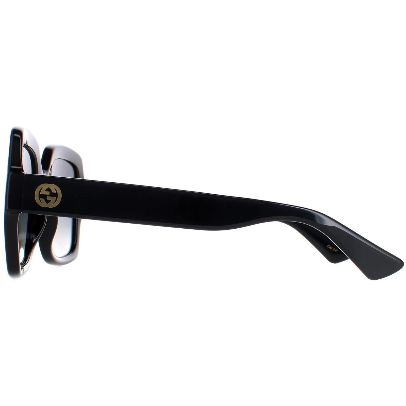 Gucci Gucci|Square^Sunglasses GG1337S 002 Black Grey Gradient Polarized