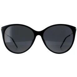 Gucci Gucci|Cat-Eye^Sunglasses GG1268S 001 Black Gold Grey