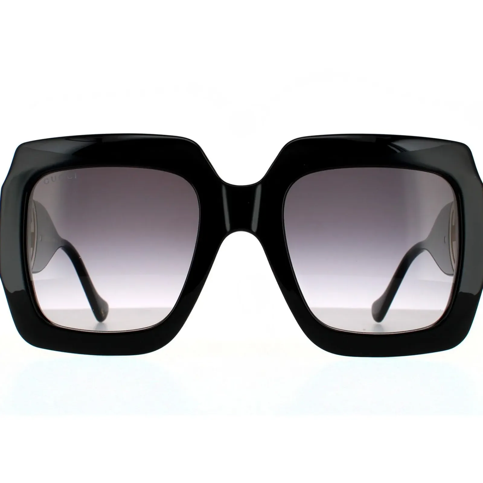 Gucci Gucci|Rectangle^Sunglasses GG1022S 006 Black Grey Gradient