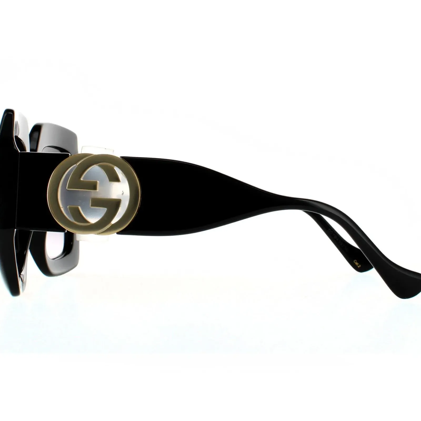 Gucci Gucci|Rectangle^Sunglasses GG1022S 006 Black Grey Gradient