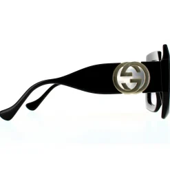 Gucci Gucci|Rectangle^Sunglasses GG1022S 006 Black Grey Gradient