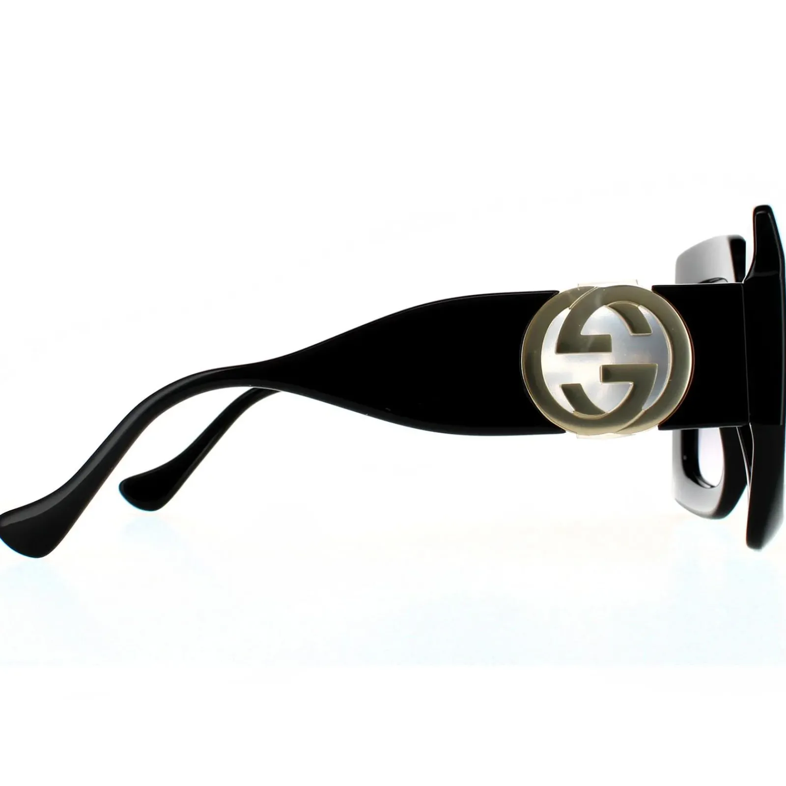 Gucci Gucci|Rectangle^Sunglasses GG1022S 006 Black Grey Gradient