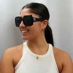 Gucci Gucci|Square^Sunglasses GG0896S 001 Black Grey