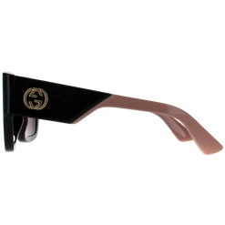 Gucci Gucci|Square^Sunglasses GG1663S 004 Black with Nude Pink Brown