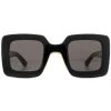 Gucci Gucci|Square^Sunglasses GG0780S 005 Black Grey