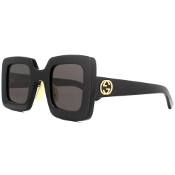 Gucci Gucci|Square^Sunglasses GG0780S 005 Black Grey