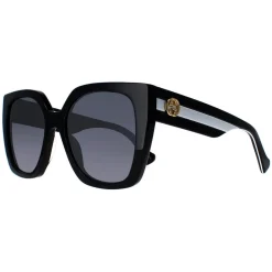 Gucci Square|Gucci^Sunglasses GG1300S 004 Black Grey Gradient