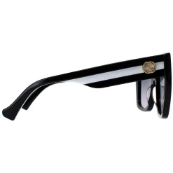 Gucci Square|Gucci^Sunglasses GG1300S 004 Black Grey Gradient
