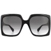 Gucci Square|Gucci^Sunglasses GG0876S 001 Black Grey Gradient