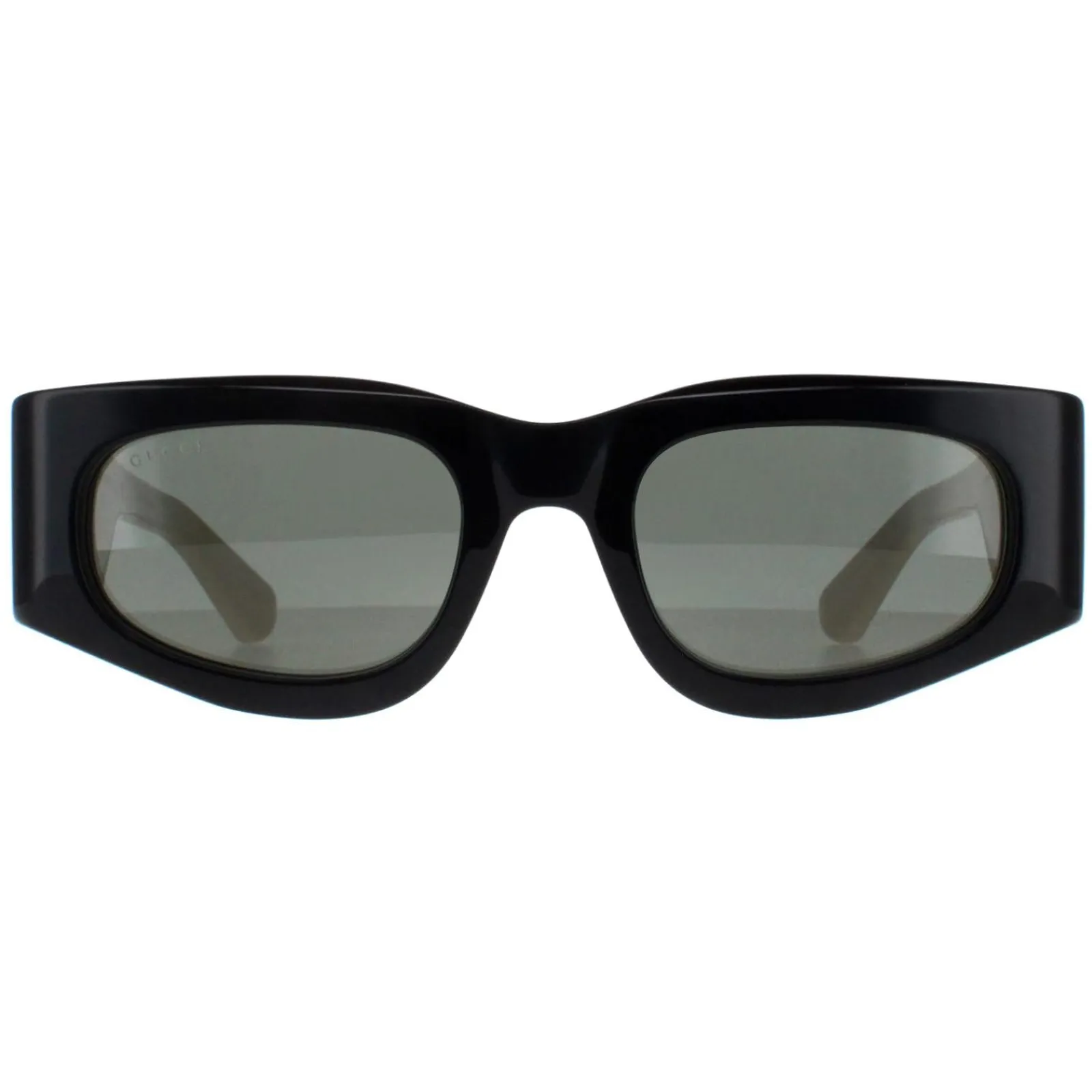 Gucci Gucci|Rectangle^Sunglasses GG1664S 001 Black with Ivory Grey
