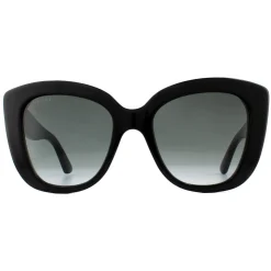Gucci Gucci|Cat-Eye^Sunglasses GG0327S 001 Black Grey Gradient