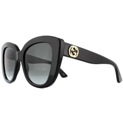 Gucci Gucci|Cat-Eye^Sunglasses GG0327S 001 Black Grey Gradient
