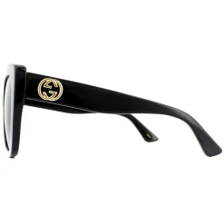 Gucci Gucci|Cat-Eye^Sunglasses GG0327S 001 Black Grey Gradient