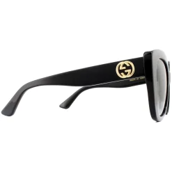Gucci Gucci|Cat-Eye^Sunglasses GG0327S 001 Black Grey Gradient