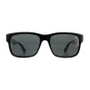 Gucci Rectangle|Gucci^Sunglasses GG0340S 006 Black Green Red Grey