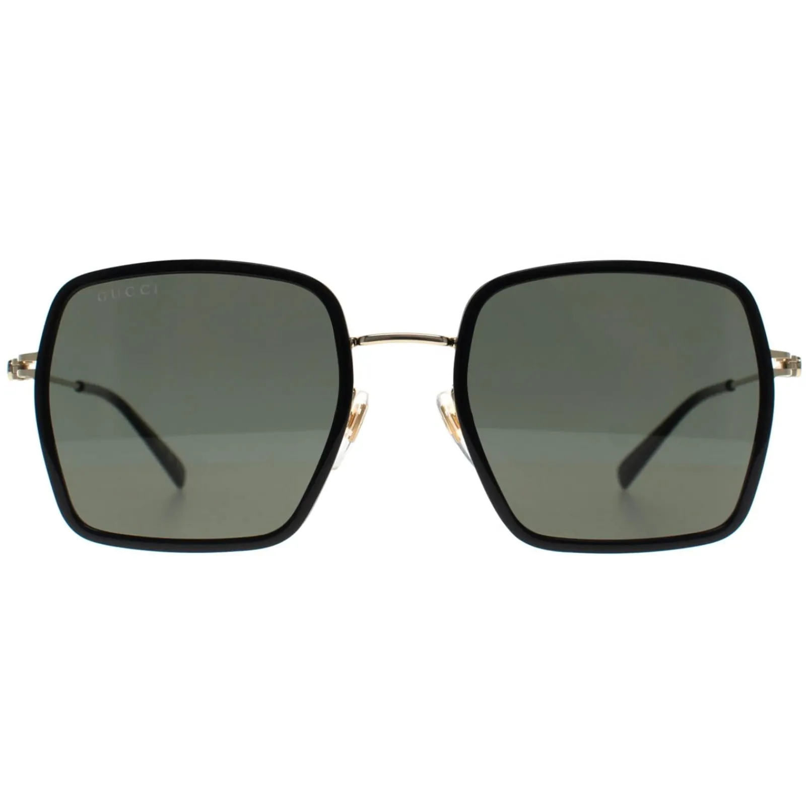Gucci Gucci|Square^Sunglasses GG1848S 001 Black Gold Grey