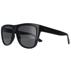 Gucci Gucci|Rectangle^Sunglasses GG1345S 001 Black Smoke