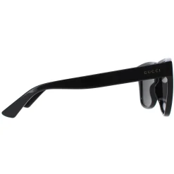 Gucci Gucci|Rectangle^Sunglasses GG1345S 001 Black Smoke