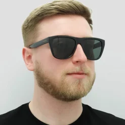 Gucci Gucci|Rectangle^Sunglasses GG1345S 001 Black Smoke