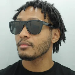 Gucci Gucci|Rectangle^Sunglasses GG1345S 001 Black Smoke