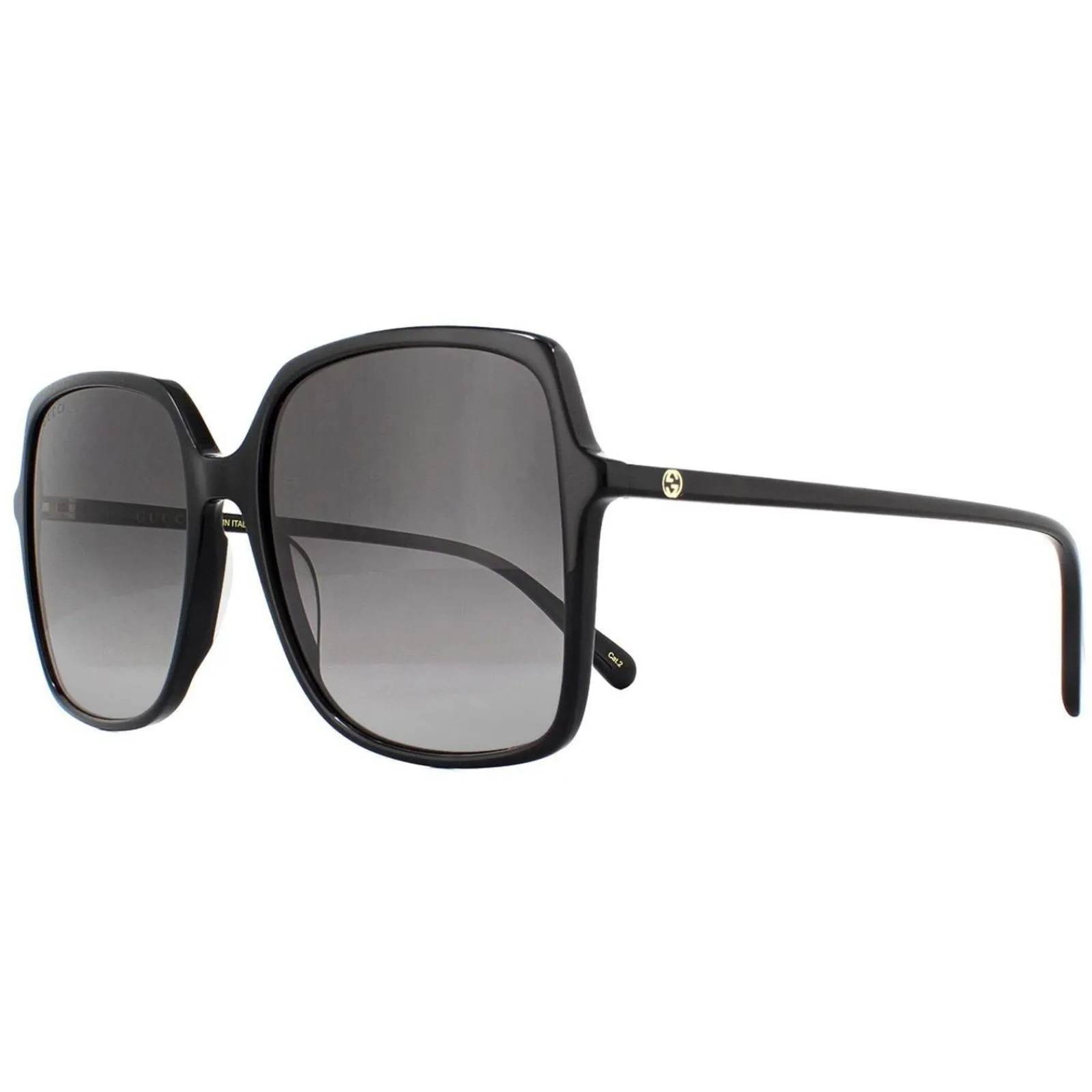 Gucci Square|Gucci^Sunglasses GG0544S 001 Black Grey Gradient