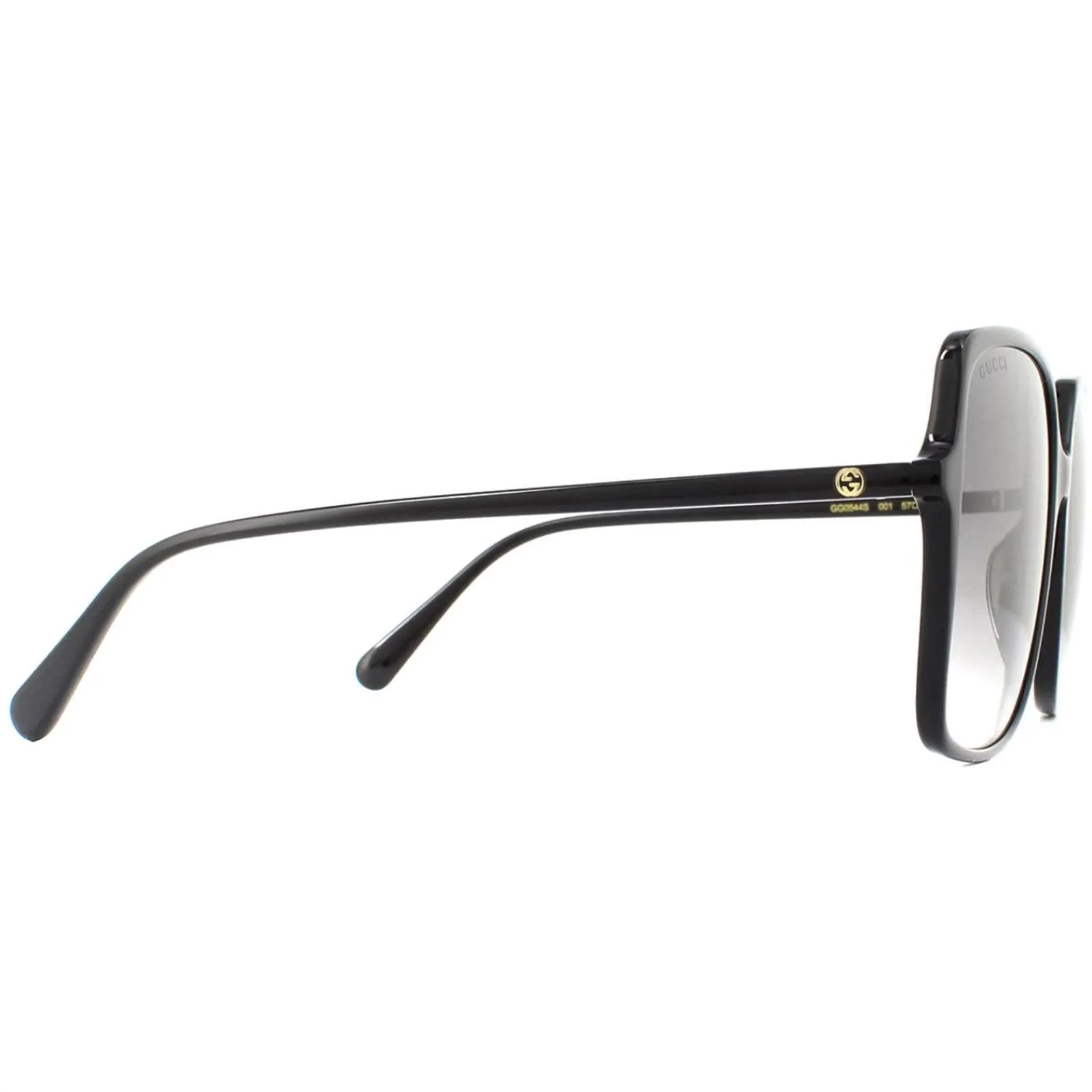 Gucci Square|Gucci^Sunglasses GG0544S 001 Black Grey Gradient
