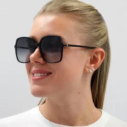 Gucci Square|Gucci^Sunglasses GG0544S 001 Black Grey Gradient