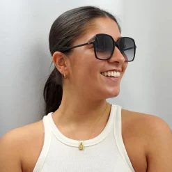 Gucci Square|Gucci^Sunglasses GG0544S 001 Black Grey Gradient