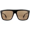 Gucci Gucci|Square^Sunglasses GG0748S 002 Black Brown