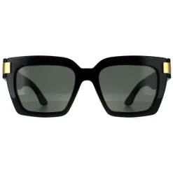 Gucci Gucci|Square^Sunglasses GG1689S 001 Black with Gold Grey