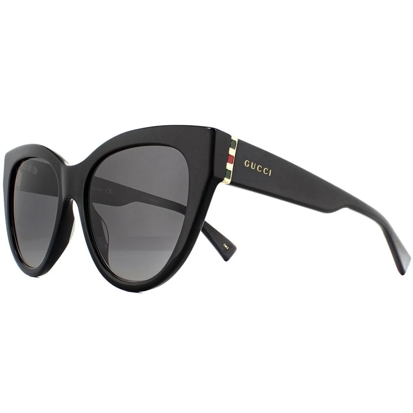 Gucci Gucci|Cat-Eye^Sunglasses GG0460S 001 Black Grey Gradient