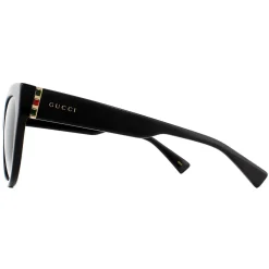 Gucci Gucci|Cat-Eye^Sunglasses GG0460S 001 Black Grey Gradient