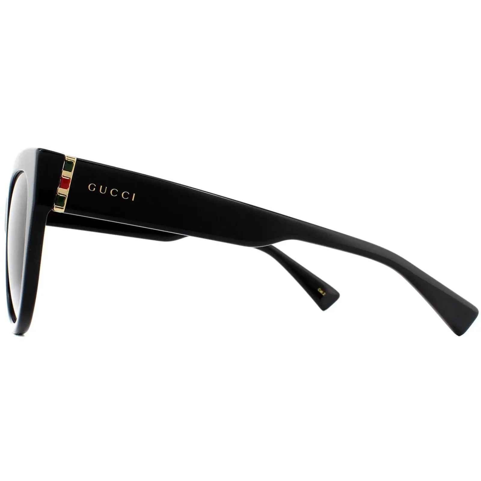 Gucci Gucci|Cat-Eye^Sunglasses GG0460S 001 Black Grey Gradient
