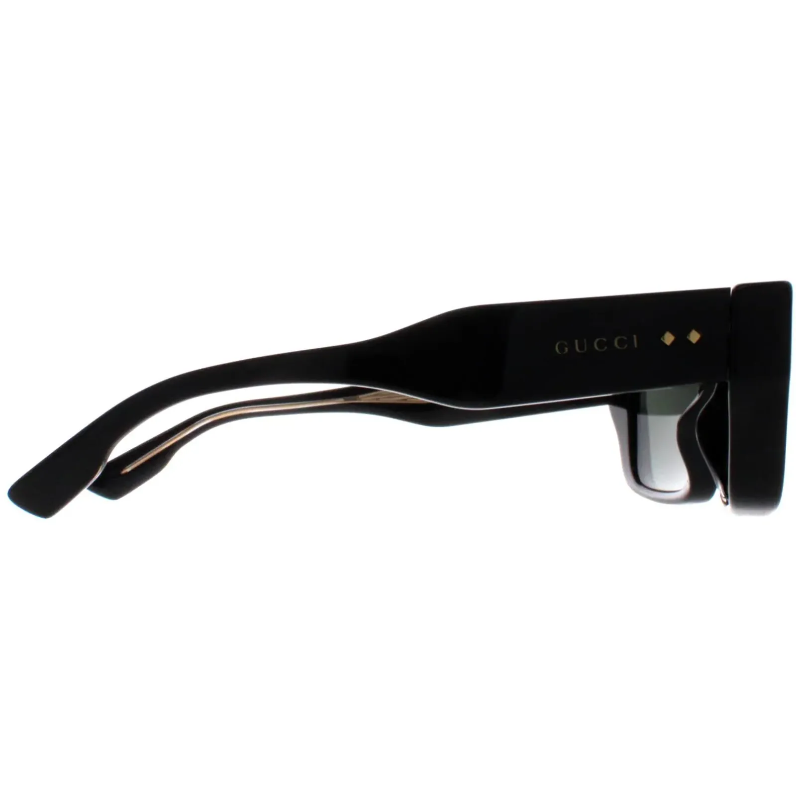 Gucci Gucci|Rectangle^Sunglasses GG1529S 001 Black Grey
