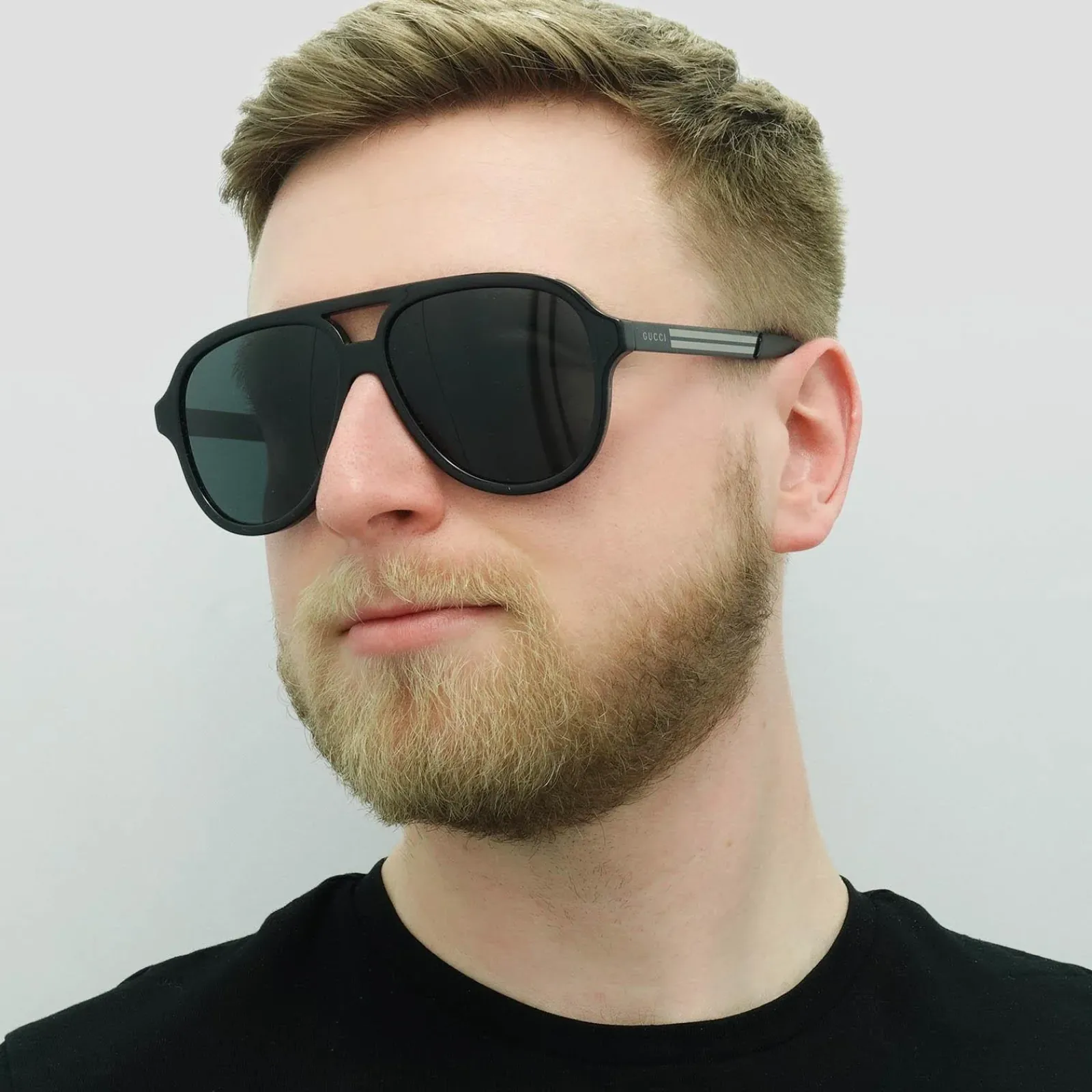 Gucci Gucci|Aviator^Sunglasses GG0688S 001 Black Grey