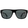Gucci Gucci|Rectangle^Sunglasses GG0341S 001 Black Green Red Grey